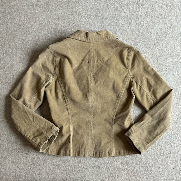 Vintage tan corduroy button down jacket - Picture 3 of 4